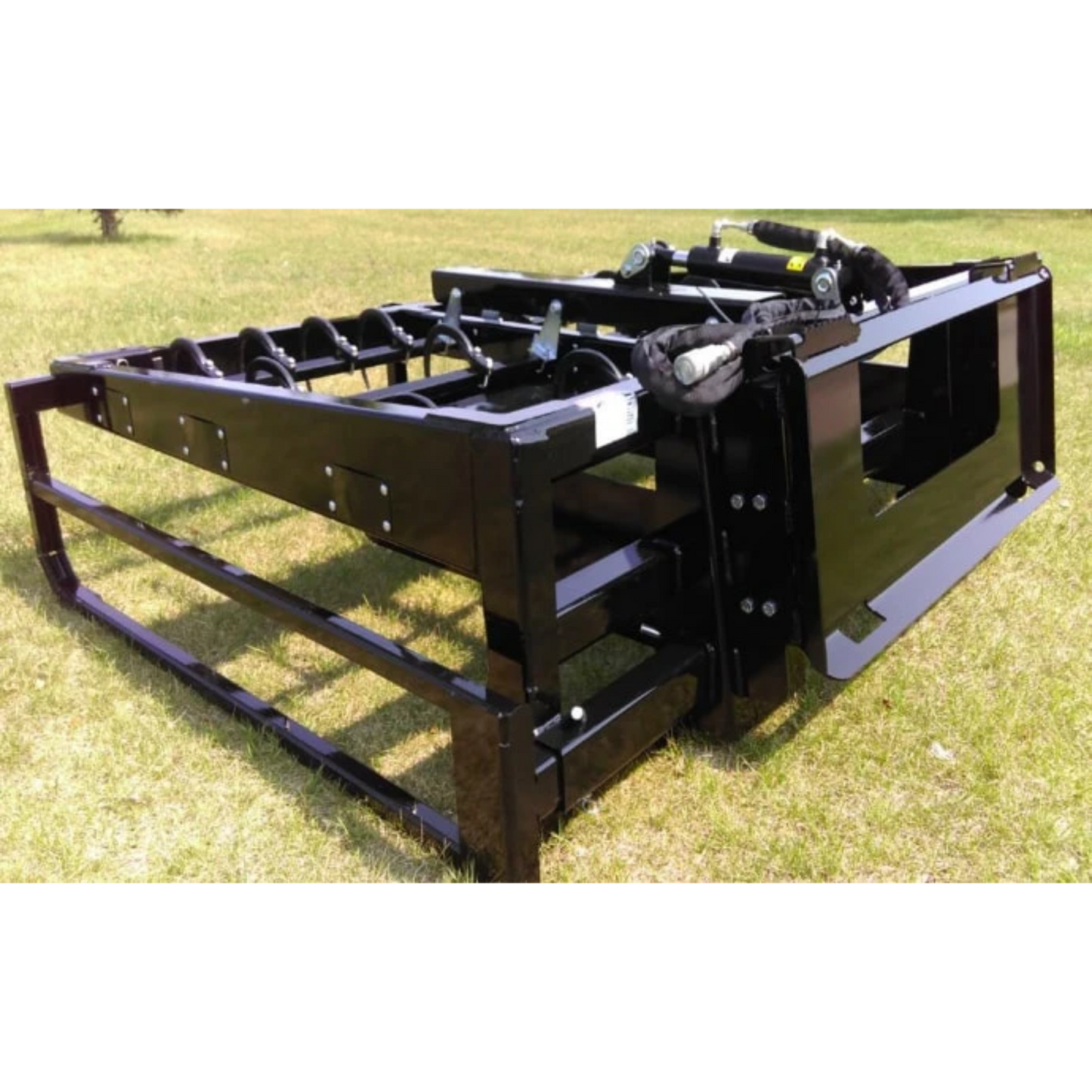 Top Dog Attachments Skid Steer Bale Accumulator Grapple