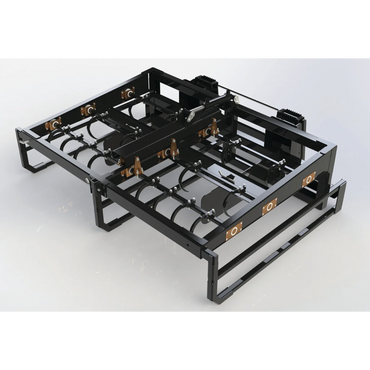 Top Dog Attachments Skid Steer Bale Accumulator Grapple