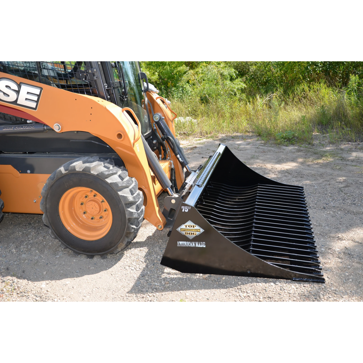 Top Dog Attachments Skid Steer Rock Bucket