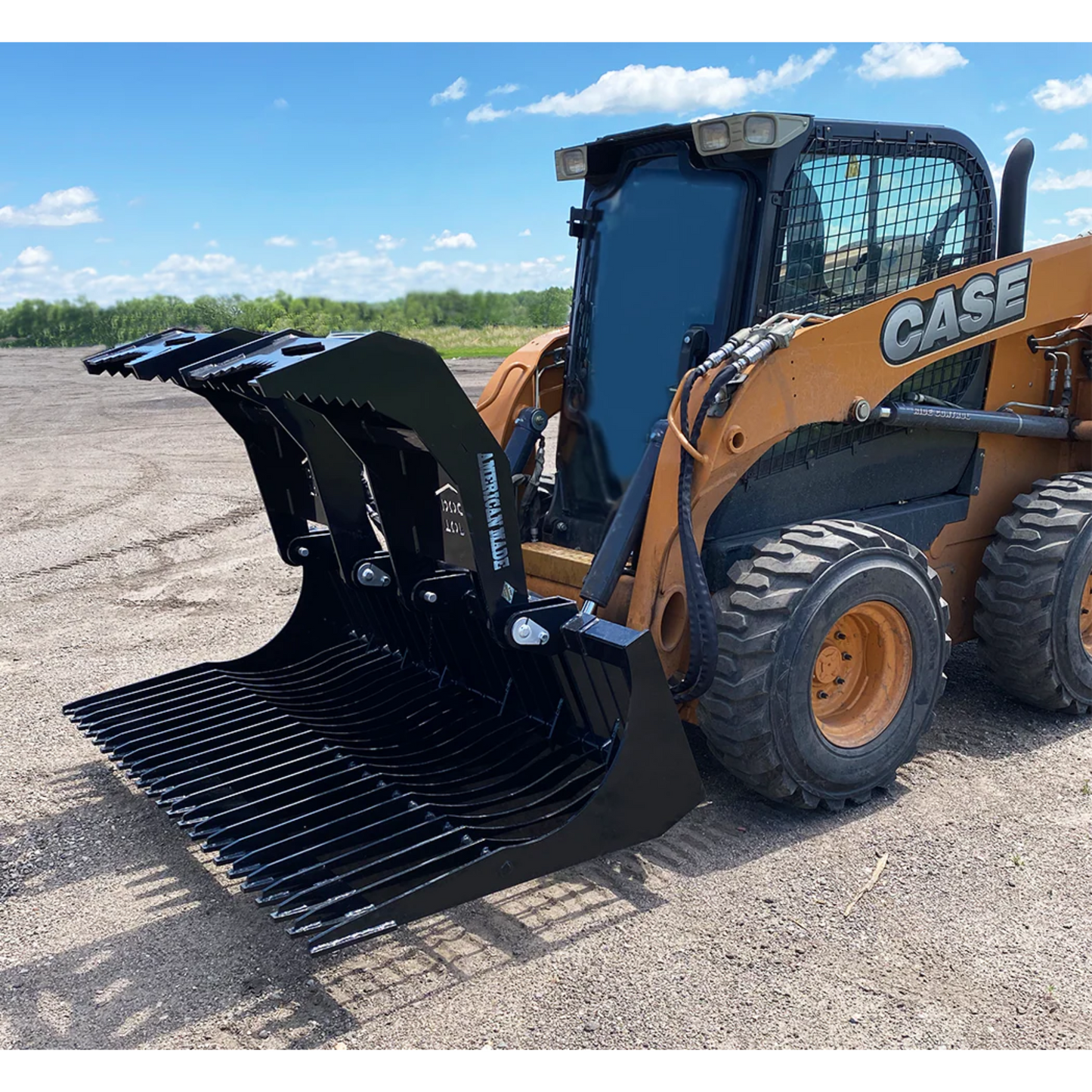 Top Dog Attachments Skid Steer Heavy Duty Brush Grapple