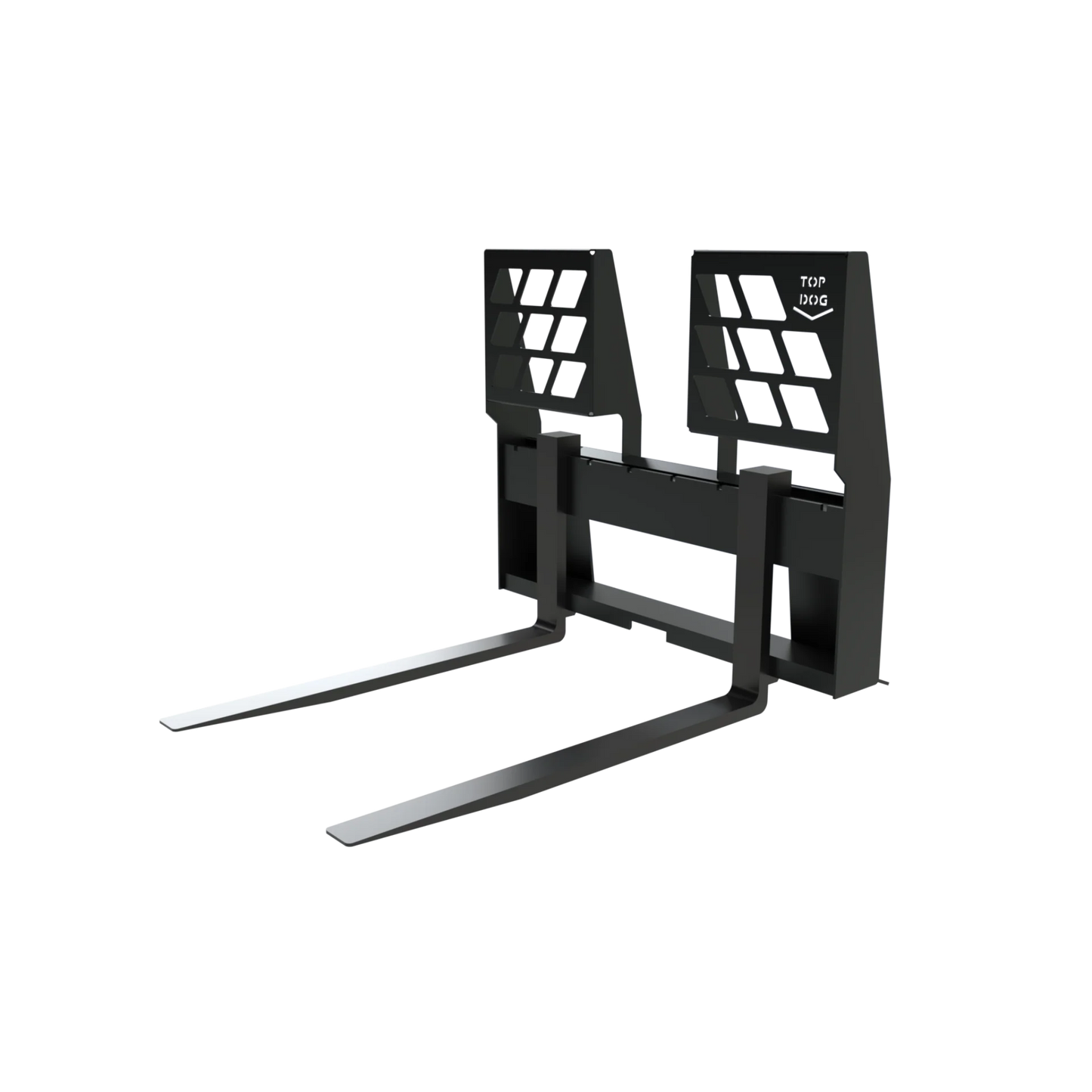 Top Dog Attachments Skid Steer Walk Through Pallet Forks
