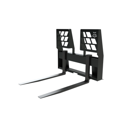 Top Dog Attachments Skid Steer Walk Through Pallet Forks