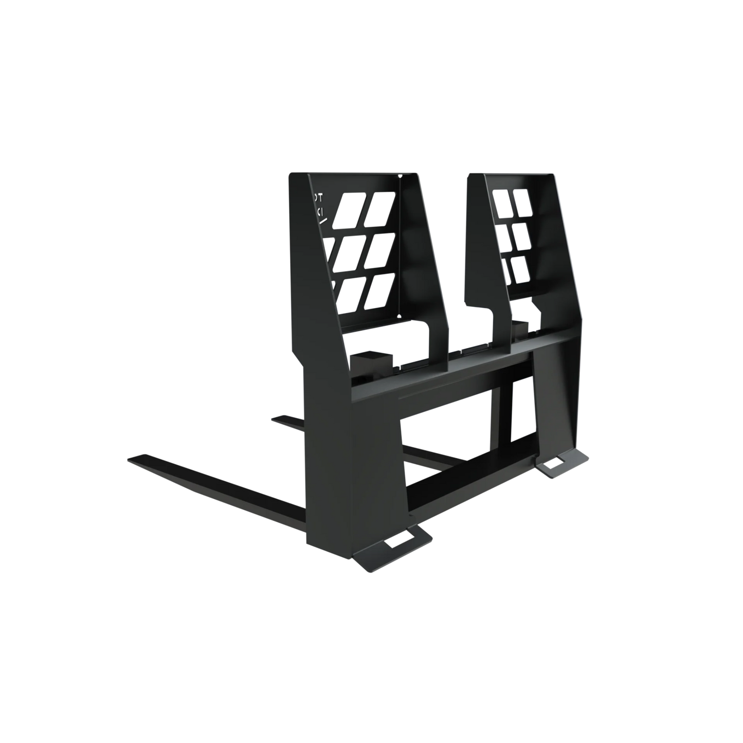 Top Dog Attachments Skid Steer Walk Through Pallet Forks