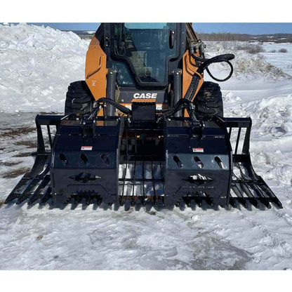 Top Dog Attachments Skid Steer Heavy Duty Brush Grapple