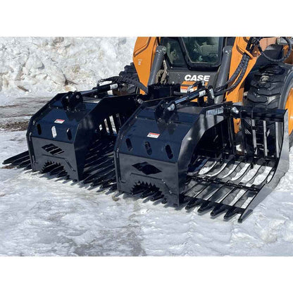 Top Dog Attachments Skid Steer Heavy Duty Brush Grapple