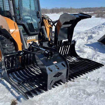 Top Dog Attachments Skid Steer Heavy Duty Brush Grapple