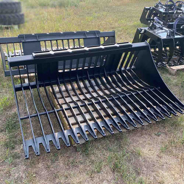 Top Dog Attachments Skid Steer Heavy Duty Rock Bucket