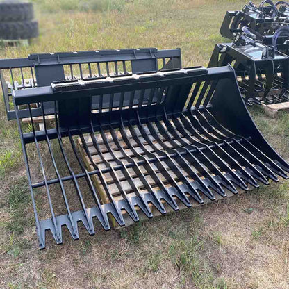 Top Dog Attachments Skid Steer Heavy Duty Rock Bucket